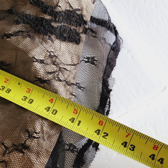 ARITIZIA WILFRED Silk Tulle Lace Cream/Black Dress - Picture 9 of 9